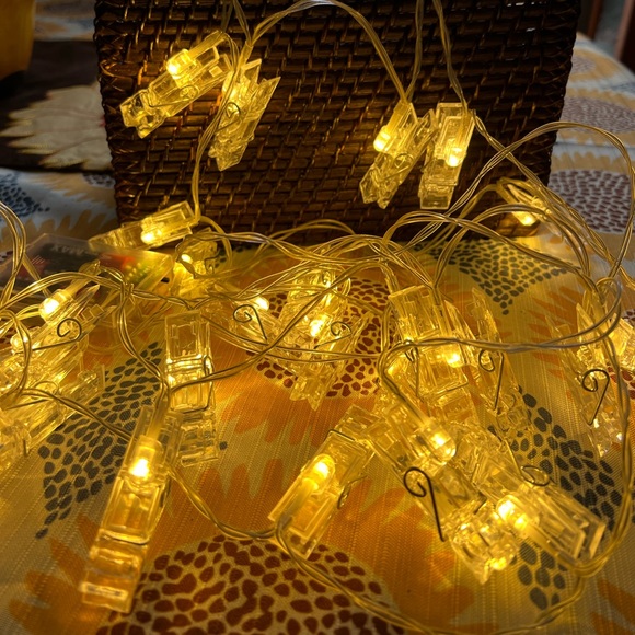 SOLD String lights photo clips - Picture 2 of 2